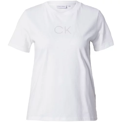 Calvin Klein Majica siva / bijela