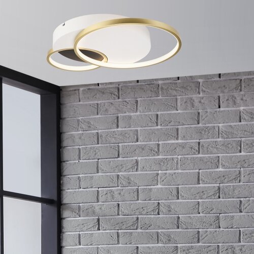  Prigu&amp;scaron;iva stropna lampa BENITO LED/31W/230V 3000-6500K bela/zlatna Slike