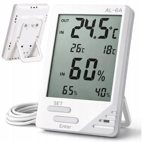  Digitalna meteorolo&scaron;ka stanica LCD termometar higrometar 9cm vanjski senzor Cijene