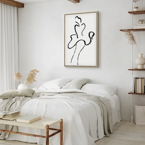  Slika - Marylin (1 Part) Vertical 60x90 U prirodnom drvenom okviru Slike