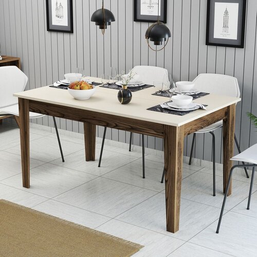 Woody Fashion trpezarijski sto milan 517 walnut cream Cene