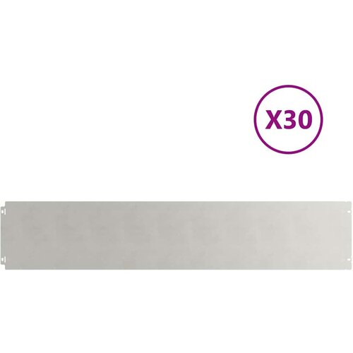 vidaXL Robniki za trato 30 kosov 20x103 cm iz nerjavečega jekla Cene