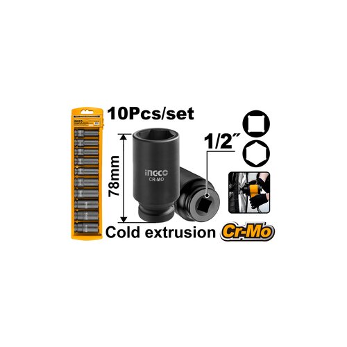  INGCO Nasadni ključevi 10/1 1/2" HKISSD12102L Cene
