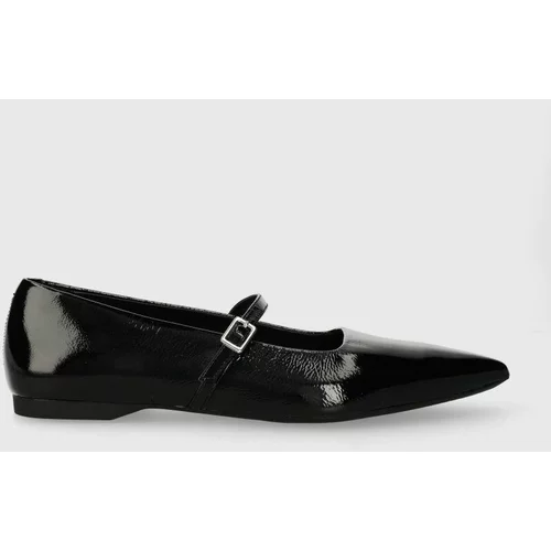 Vagabond Shoemakers Usnjene balerinke HERMINE črna barva, 5533.060.20