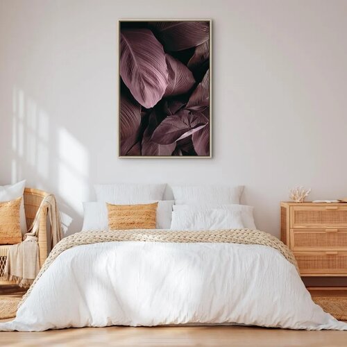  Slika - Velvet Leaves (1 Part) Vertical 60x90 Slike