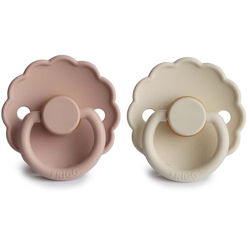 FRIGG&amp;reg; tolažilna duda daisy natural rubber blush &amp;amp; cream Slike