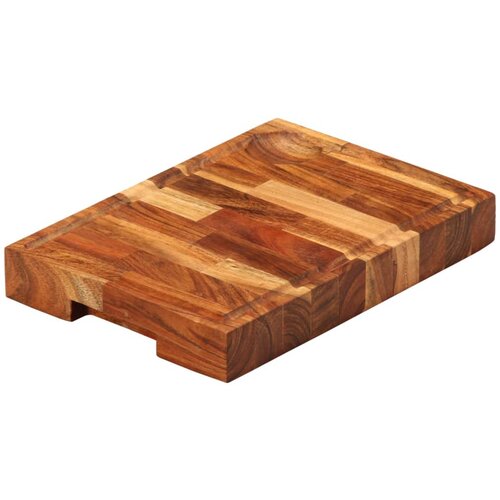 vidaXL Daska za rezanje 30 x 21 x 4 cm od masivnog bagremovog drva Cijene