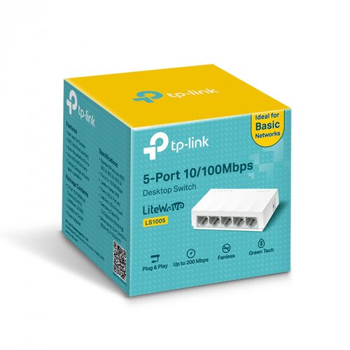 Switch 5 portni TP-Link LS1005 LiteWave 5-Port 10/100Mbps Cijene