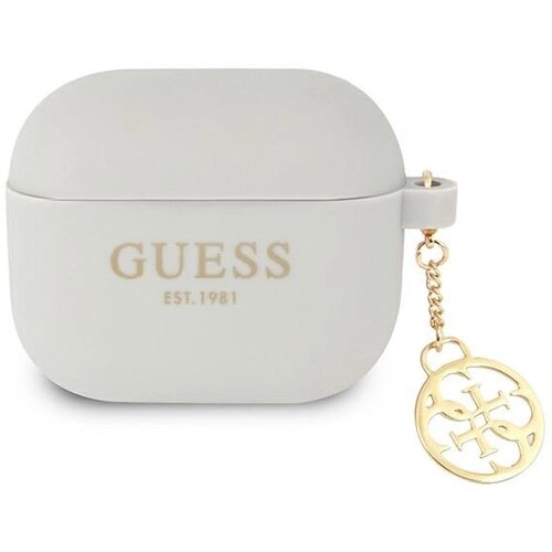 Guess OVITEK ZA AIRPODS 3 SILIKON SIVO GREY CHARM 4G, (21834878) Cene