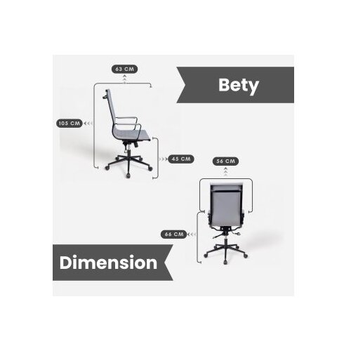 Hanah home bety manager - tan tan office chair Slike