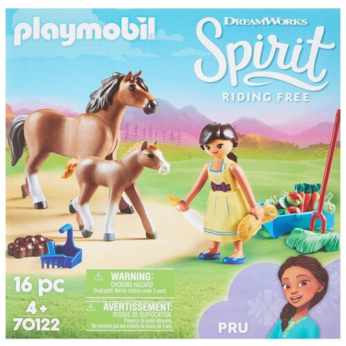 Playmobil pru s konjem in žrebetom 70122 - spirit Cene