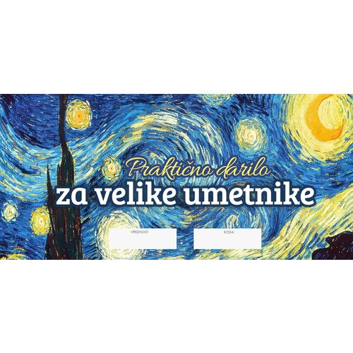  Darilni BON - Čudovito darilo za umetnike Slike