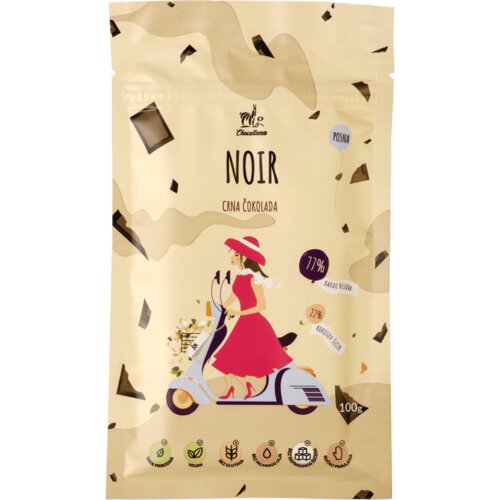 Nepoznato Čokolada CHOCOLLAMA Noir crna 77% kakao 100g Cene