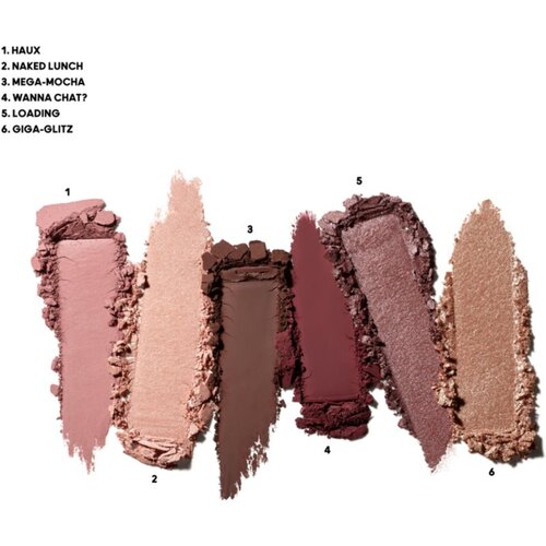 Mac Connect In Colour Eye Shadow Palette paletka senčil za oči 6.25 g Odtenek embedded in burgundy Slike