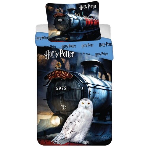 Jerry Fabrics Enojna bombažna otro&scaron;ka posteljnina 140x200 cm Harry Potter "Hogwarts Express" &ndash; Cene