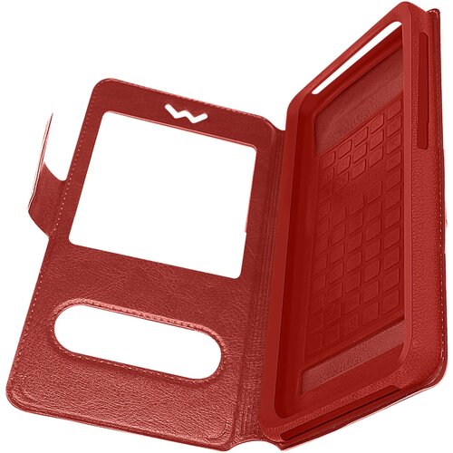 AVIZAR folio torbica extra-slim 2x window (hitra sprostitev) velikost l - rdeca, (20615714) Cene