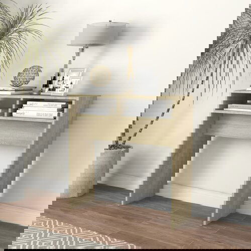 vidaXL Konzolni stol boja hrasta sonome 78 x 30 x 80 cm od iverice Cijene