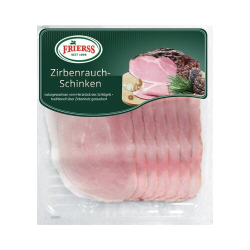 Frierss Narezan dimljeni pršut, prekajen nad kamnitim borom Cene