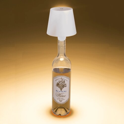  Stolna LED lampa za bocu - bijela Slike