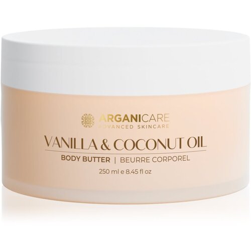 Arganicare Body Butter Vanilla & Coconut Oil maslo za telo s kokosovim oljem 250 ml Cene