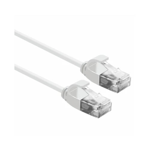 Secomp ROLINE UTP Bakar PatchCord SLIM Cat6A LSOH white 2.0m Slike
