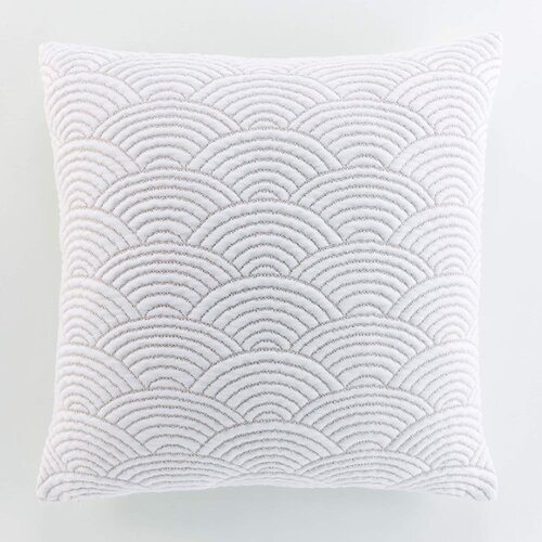 Douceur d int&amp;eacute;rieur Bel/bež komplet pregrinjala in prevleke za vzglavnik iz jerseyja 220x240 cm Cassandra &amp;ndash; Slike