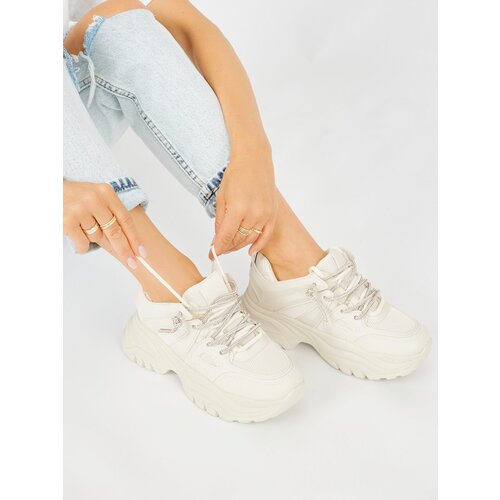 Shelvt Women's beige sneakers Cijene