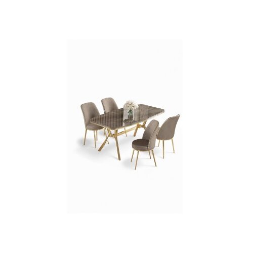 Hanah home Trpezarijski set, 5 dijelova, bež Cene