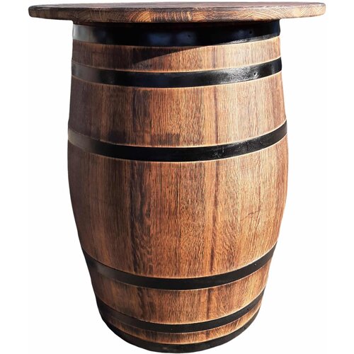  Stol za bačve + 4 tamne hoker stolice Slike