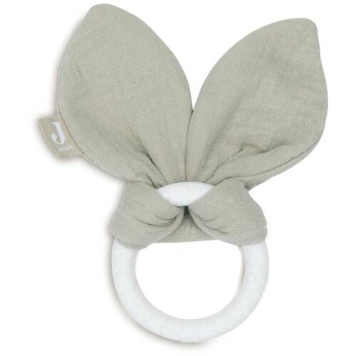 Jollein Silikonska grickalica za zube Bunny Ears 0 m+, Olive Green Slike