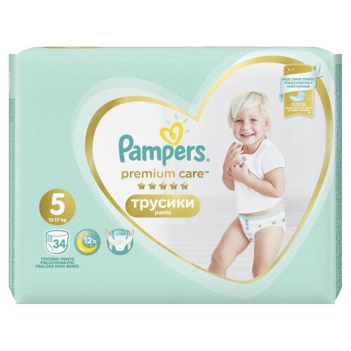 Pampers hlačne plenice Premium Care Pants, velikost 6 (13 - 18 kg), 31 kosov Slike