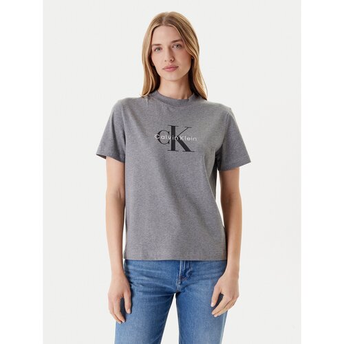 Calvin Klein Jeans Majica Hero Classic LV047B865G Siva Regular Fit Cene