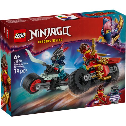 Lego Ninjago&amp;reg; 71838 Kaijeva dirka z motorjem Slike