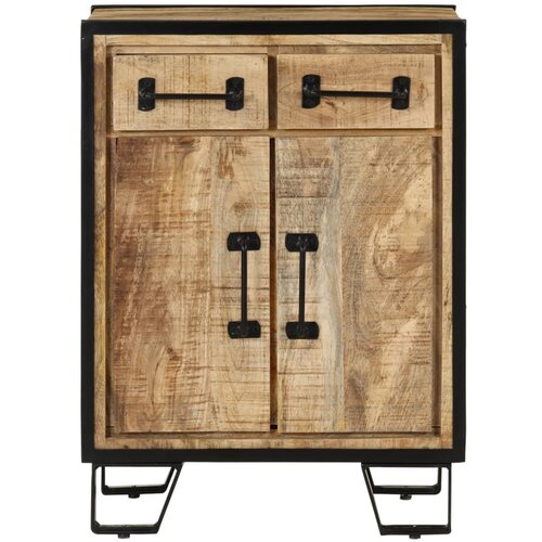 Maison Chic Komoda - Predalnik z 2 predaloma 53x31x72 cm trden mangov les in železo, (21721886) Slike