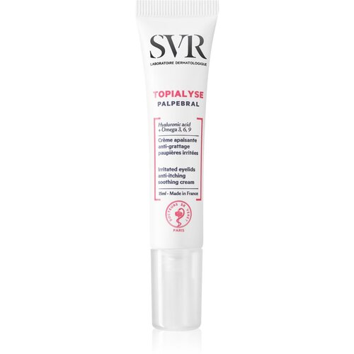 SVR Topialyse krema za predel okoli oči za razdražene veke 15 ml Slike