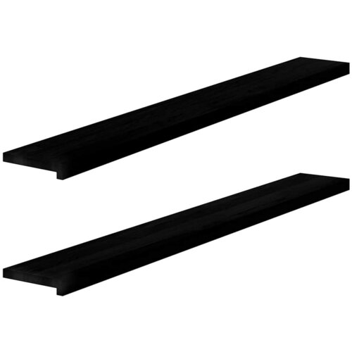  Prozorske klupice 2 kom tamnosmeđe 160x20x2 cm masivne hrast Cijene