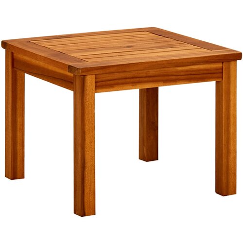 vidaXL Vrtna klubska mizica 45x45x36 cm trden akacijev les Cene