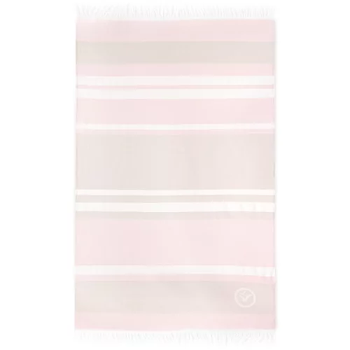 Zwoltex Unisex's Beach Towel Fouta Alicante Pink/Pattern
