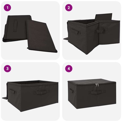  Kutija za spremanje 6 pcs Antracit 55 x 35 x 32 cm - Antracit 6 55 x 35 x 32 cm Cijene