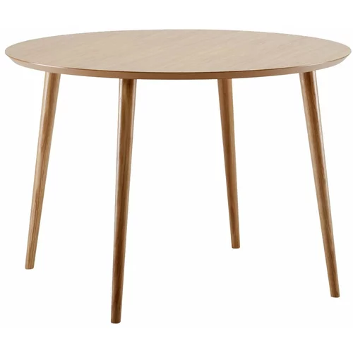 Woodman Jedilna miza iz hrasta Cloyd, ø 100 cm