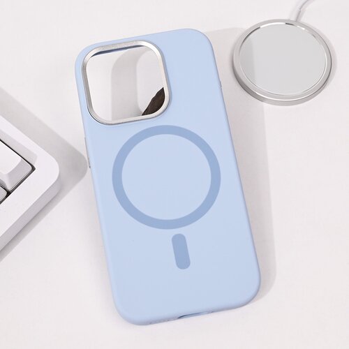 Torbica Magsafe Pure Plus za iPhone 14 Pro 6.1 svetlo plava Slike