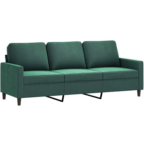 Maison Chic kavč - Sofa - Kanape trosed temno zelen 180 cm žamet, (21727288) Cene