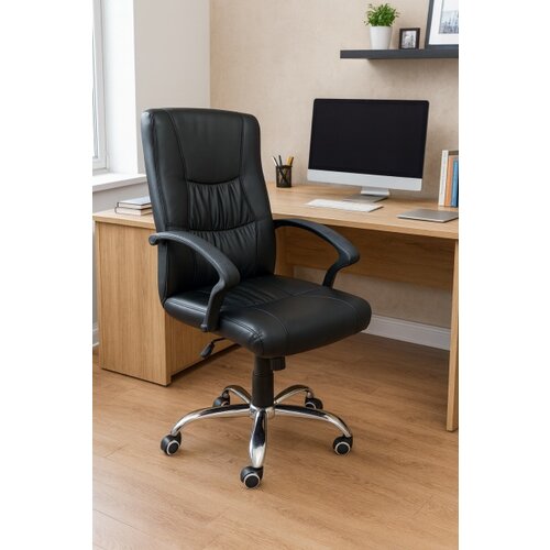 Office Elegante - Radna fotelja - Viborg (eko koža crna) Cene