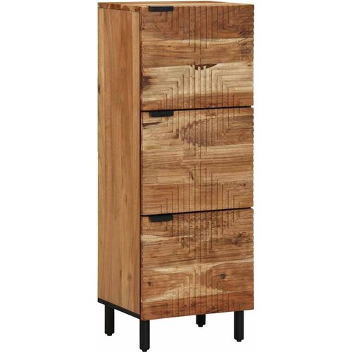  Highboard s policom Smeđa 40 x 33 x 110 cm Čvrsto drvo manga Cijene