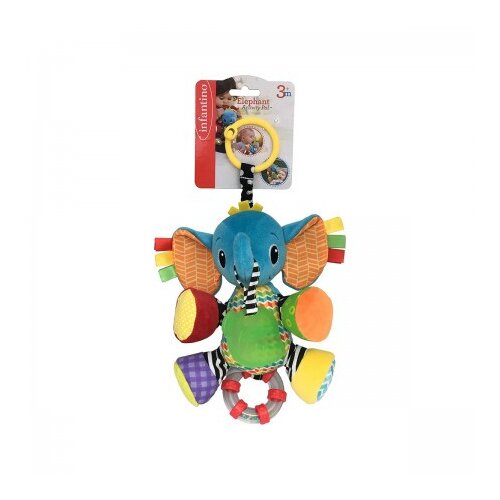 Infantino plišana igračka Activity Pal - Elephant Cene