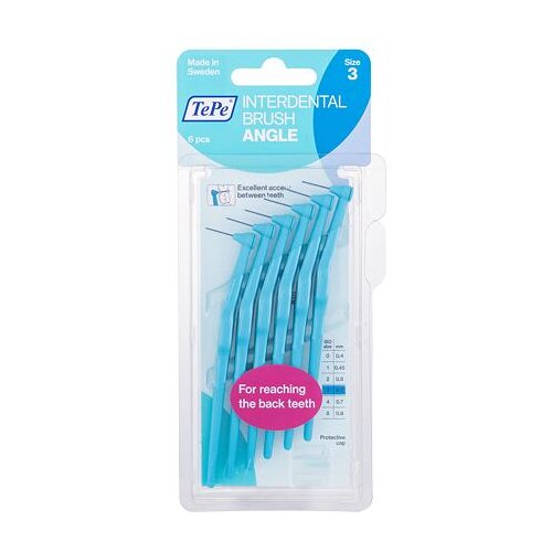 TEPE SWEDEN Angle 0,6 mm medzobna ščetka s premerom 0,6 mm 6 ks unisex Cene