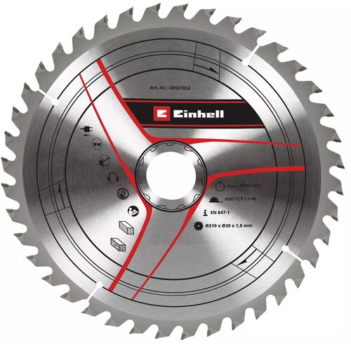 Einhell Pribor za stacionarne / preklopne testere TCT Rezni list 210x30x1,8 T40 Cene