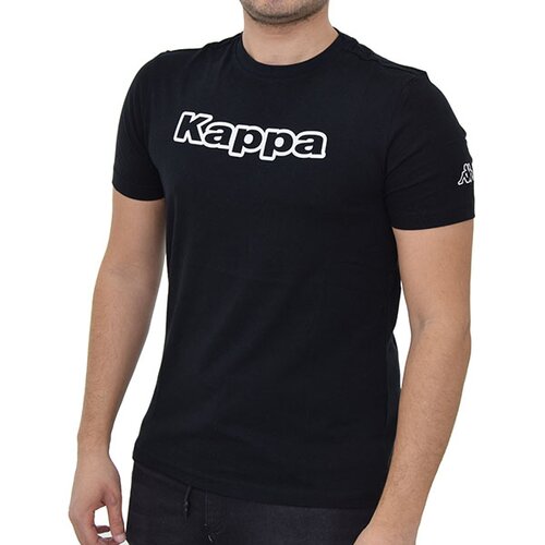 Kappa Muška majica kratkih rukava Logo Fromen Slim, Crna Cene