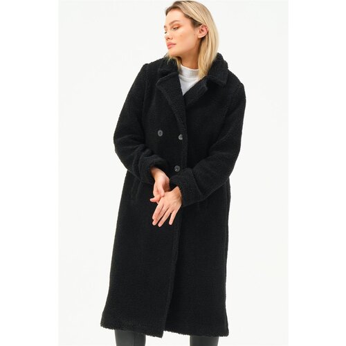 Dewberry Z6775 WOMEN&amp;#039;S COAT-BLACK Slike