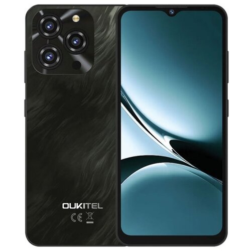 Oukitel C3 black smart phone4G/Quad-Core/128GB/4+12GB/13M/5MP/5000mAh/Android 14 Cene